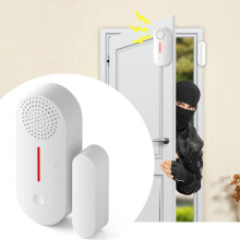 Tuya WIFI Sound und Licht Türmagnet Tür- und Fensteralarm Szenenverknüpfung APP-Erinnerung