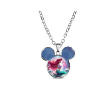 (MQXL411) Speelse cartoon zeemeermin prinses Mickey hoofd hanger ketting met elegante trui ketting tbv