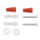(Rood koper) E27 Schroef Rose Plafondlamp Fabric Flex Pendel 4