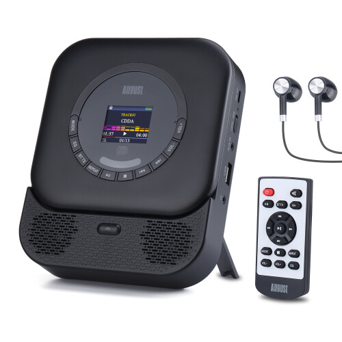 SE15 Portable CD Player with Bluetooth, USB, and MP3 Playback
