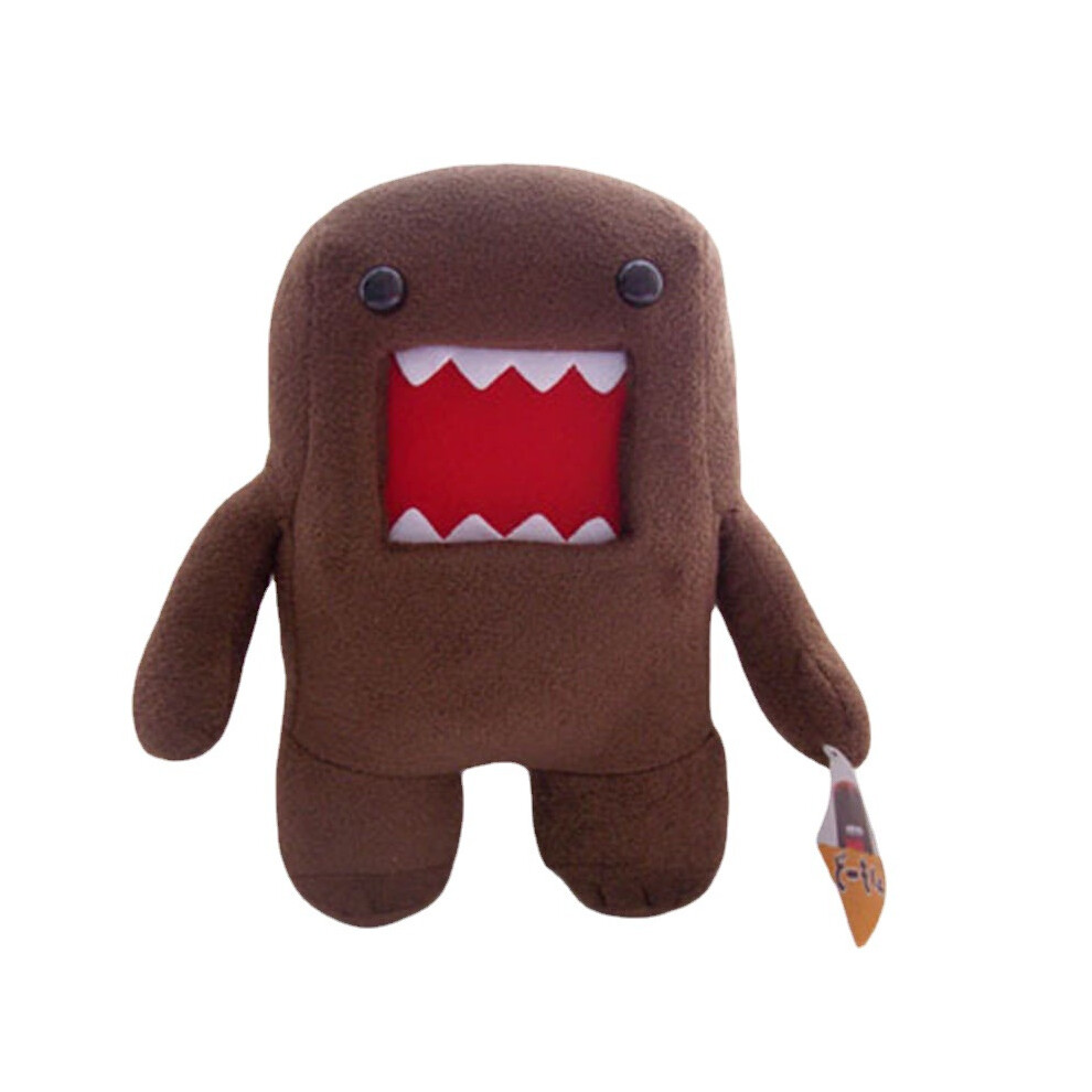 (30cm/12in) Domo Cartoon Kun Pillow Plush Toy Stuffed Dolls Kids Couples Funny Gift Brown