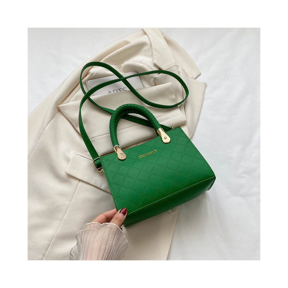 (Green) Style Black Street Pu Crossbody Bag For Women Handbag Mediumsized Fashionable-image-OPC-PGW2FHJ-NEW