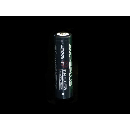 2x Ampsplus 18650 4000mah 3.7V Battery Button Top 2