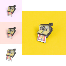 Camera Retro Geometrische Broche Pin Prachtige Legering Mode-accessoire voor mannen en vrouwen