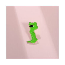 Lange kleurrijke trendy kikkerspeldbroche, ideaal voor anime-fans en verzamelaars