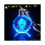(Pymon, met geschenkdoos) Genshin Impact Crystal sleutelhanger LED-lichthanger 1