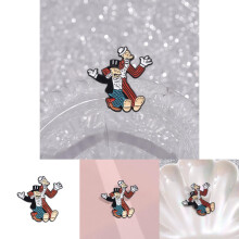 Karakter cartoon grillige broche metalen pin stijlvol en decoratief leuk voor dagelijks gebruik