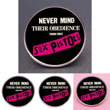 Chique Sex Pistols Pistool Broche Punk Rock Band Pin Modieuze legering Badge voor mannen en vrouwen