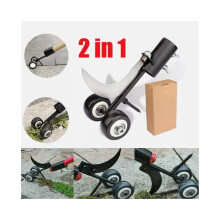 Dubbele Functie Roller Gap Weeder Scimitar Rechte Haak Tuin Wiedgereedschap