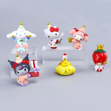 Melody Kuromi Girl Cartoon Tafelblad Decoratie Taart Decoratie Pvc Materiaal
