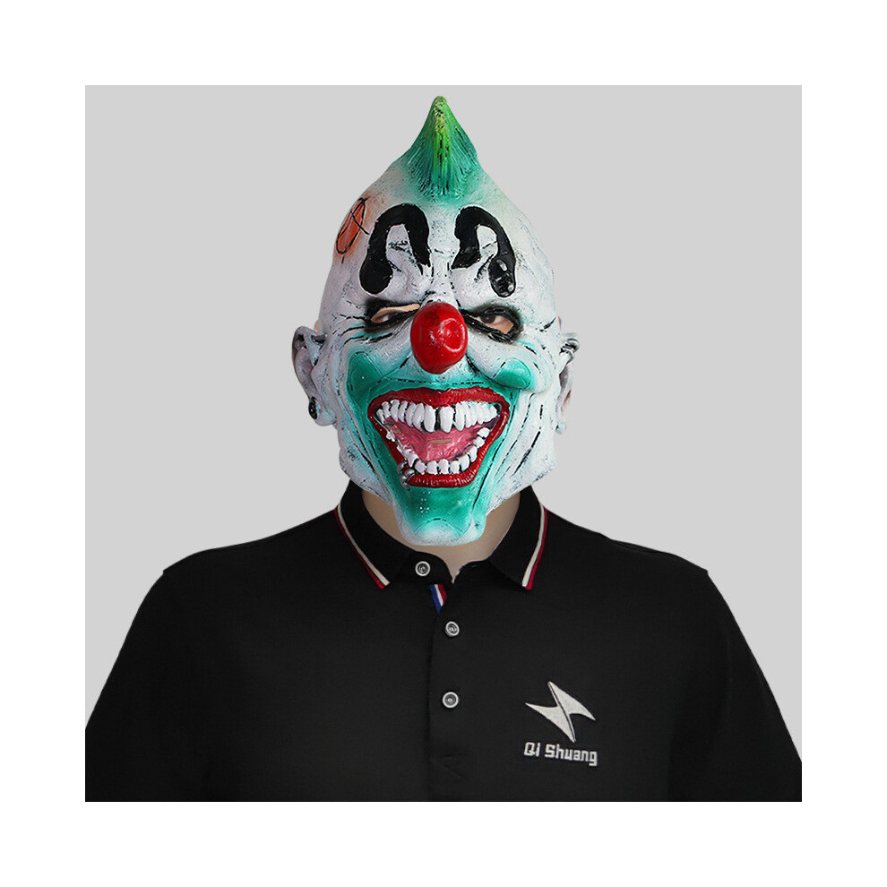 (Green Hair Clown) Spooky Goblin Green Mask For Costume Parties Featuring Eerie Design Diy And Features-image-OPC-PGW69YJ-NEW