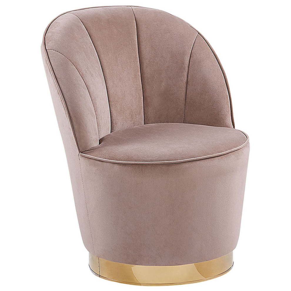 Armchair ALBY Velvet Light Beige