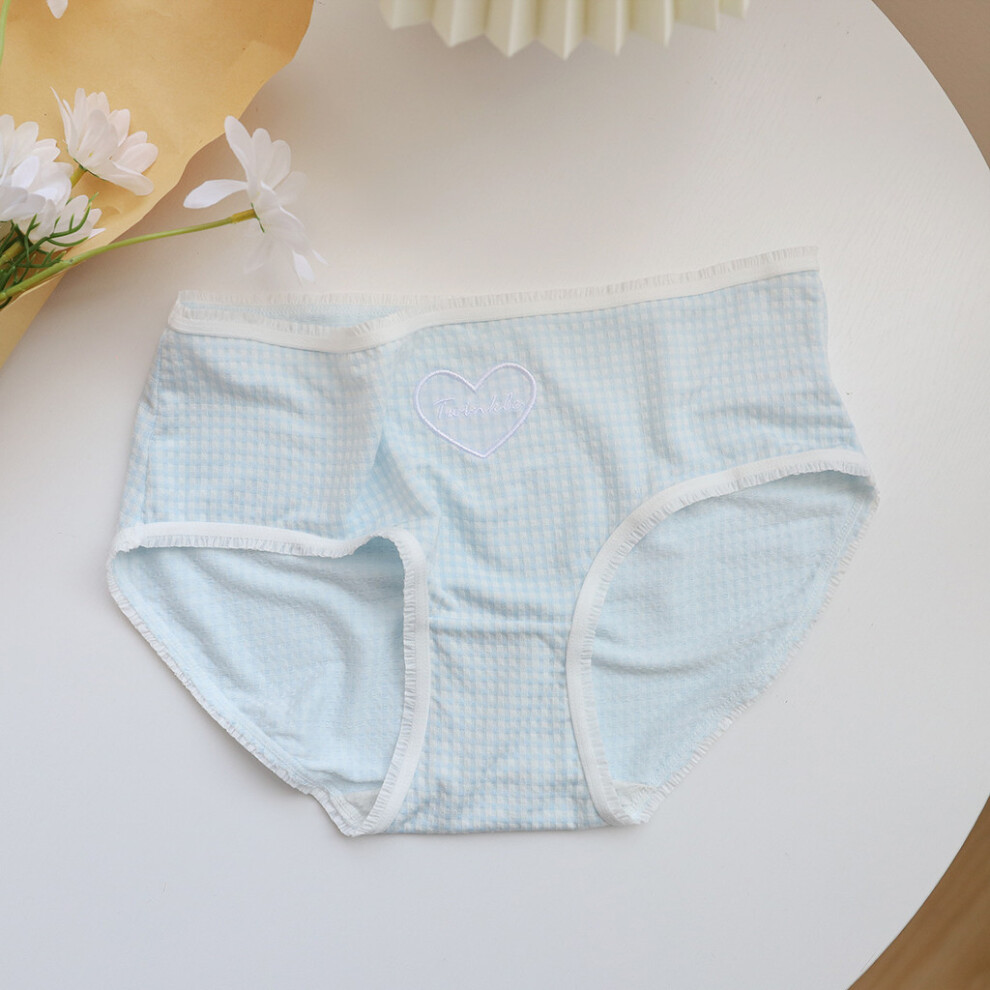 (Light Blue, XL) Stylish N8046 Girls Underwear With Soft Chiffon Fabric And Fit Comfortable Midrise-image-OPC-PGW6QD7-NEW