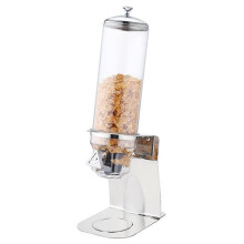 Sunnex Single Cereal Dispenser 4L Polycarbonate Twist Storage Dry Food Organizer