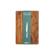 Acacia Wood Cutting Board 35x24cm Oiled Finish Hand Wash Only Chopping Board