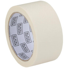 Masking Tape 48mm x 25m Beige Paper Clean Removal Easy Tear for Painting Walls