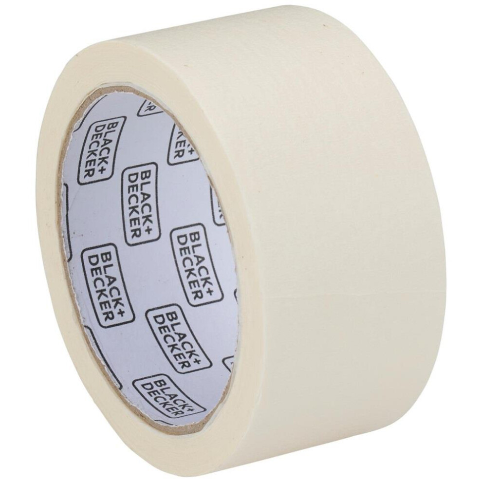 Masking Tape 48Mm X 25M Beige Paper Clean Removal Easy Tear For Painting Walls 8711252238685