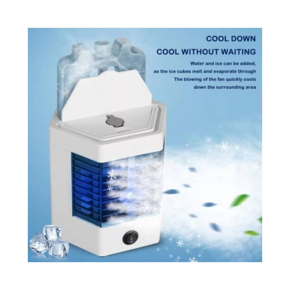 Fan Mini Portable Air Cooler Usb Air Conditioner Cooler Purifier Humidifier