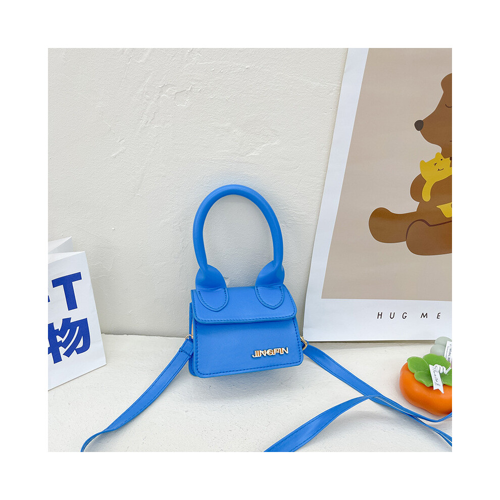 (Blue) Adorable Color Candy Mini Satchel For Girls Korean Style Collection Spring-image-OPC-PGW7GZB-NEW