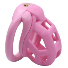 (NUB) Resin Cock Cage Cobra 3.0 Male Chastity Device with 4 Rings Penis Male Lightweight Chastity Cage for Man Penis Bondage Exercise Male Sex Toy
