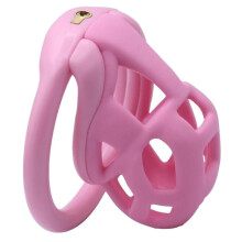 (NANO) Resin Cock Cage Cobra 3.0 Male Chastity Device with 4 Rings Penis Male Lightweight Chastity Cage for Man Penis Bondage Exercise Male Sex Toy