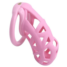 (MAXI) Resin Cock Cage Cobra 3.0 Male Chastity Device with 4 Rings Penis Male Lightweight Chastity Cage for Man Penis Bondage Exercise Male Sex Toy