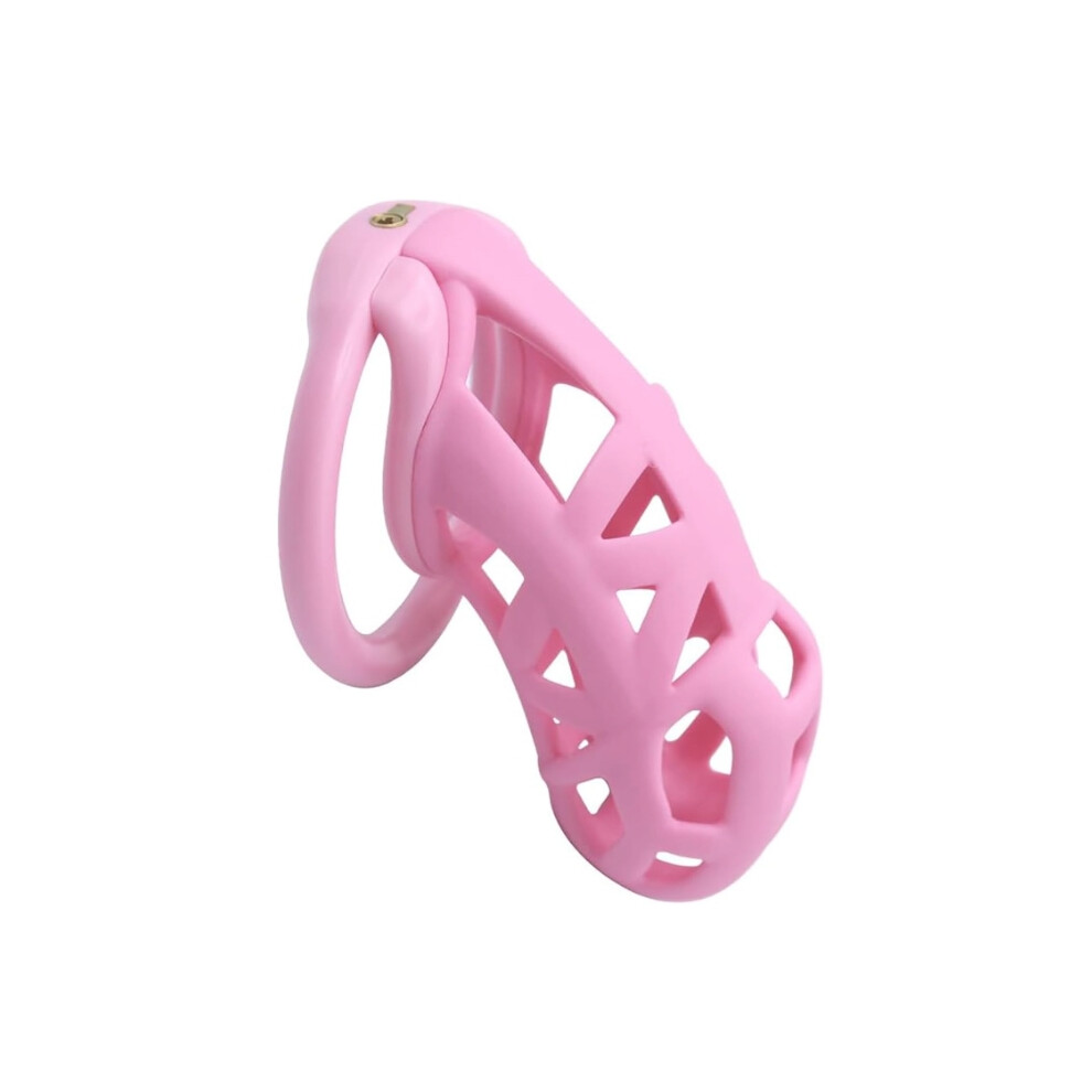 (MAXI) Resin Cock Cage Cobra 3.0 Male Chastity Device with 4 Rings Penis Male Lightweight Chastity Cage for Man Penis Bondage Exercise Male Sex Toy