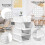 Wardrobe Storage Organiser 4 Pack Stackable Plastic Drawers, Folding Shelves for Clothes, Bedroom, Cupboard & Home 3