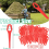 100x Plastic Blade Set Cutter For Cordless Grass Trimmer Strimmer Replacement 2