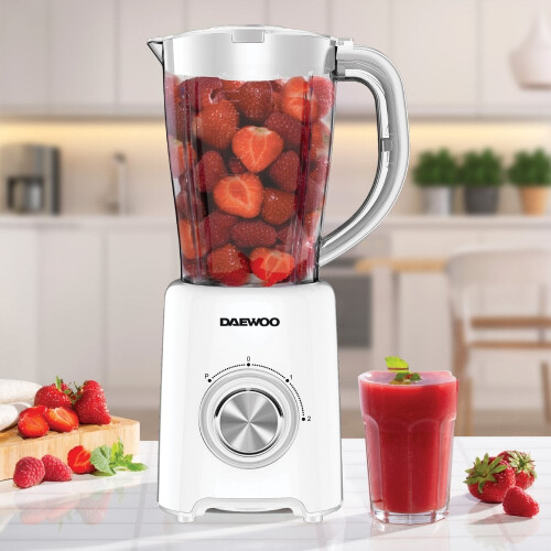 Daewoo Essentials Jug Blender with Coffee Grinder 1500ml Capacity White 1