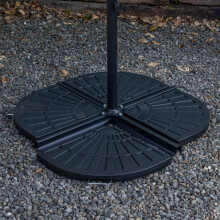 Samuel Alexander 70kg 4 PCS Cantilever Base Weights Set Water or Sand Heavy Duty Parasol Weights
