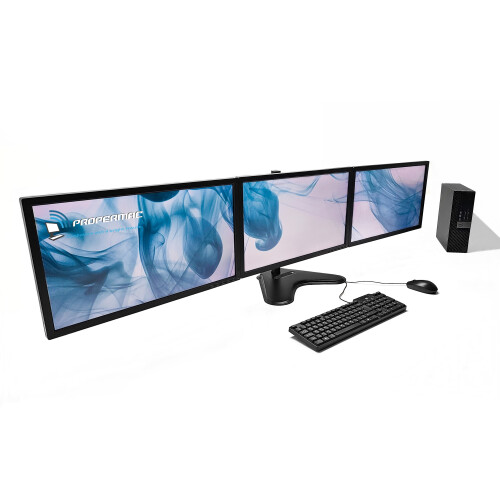 Refurbished specola Triple Screen PC Computer Setup Desktop 480 SSD  i5  Windows 11 Wi-fi 1