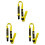 Clip Attachment Yellow Safety Lanyard 3 Pack 1