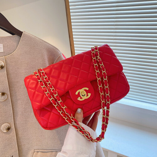 Diamond single shoulder crossbody bag 2