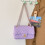 Diamond single shoulder crossbody bag 2
