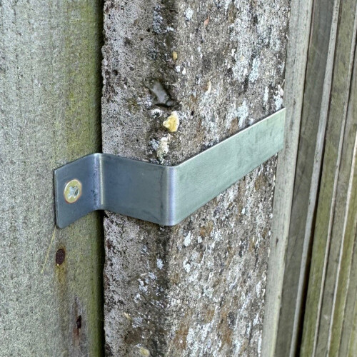 Selections Fence Panel Security Bracket Set (20 Pack) Galvanized Steel Post Clips 1