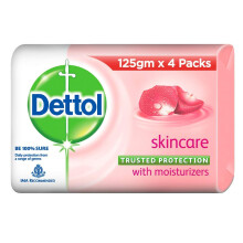 Dettol Skincare Soap 125g (Pack of 4)