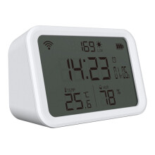 NEO NAS-CW01W WiFi Smart Temperatur- und Feuchtigkeitssensor 4-in-1, ohne Batterie