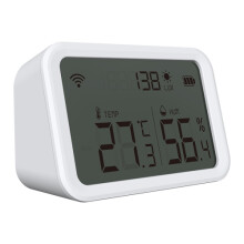 NEO NAS-TH02W WiFi 3-in-1 Temperatur- und Feuchtigkeitssensor, ohne Batterie