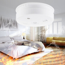 ZH-604 433MHz integrierter Rauch- und Temperaturmelder (Farbe: weiß)