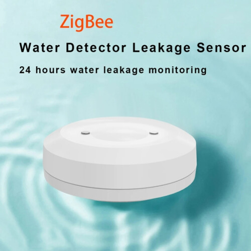 Zigbee Smart Wasserlecksensor Wasserimmersionssensor unterstützt Tuya APP / Google Assistant / Aleax / Yandex Alice 1