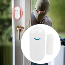 Tuya Wifi Tür Magnetsensor Fernbedienung Intelligente Verknüpfung Tür- und Fensterschalter Anti-Alarm APP Erinnerung Alarm