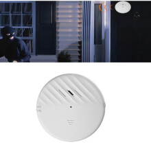 C100 125dB Vibrationssensor Alarm Tür- und Fensteralarm Persönlicher Einbruchalarm für Zuhause (Weiß)