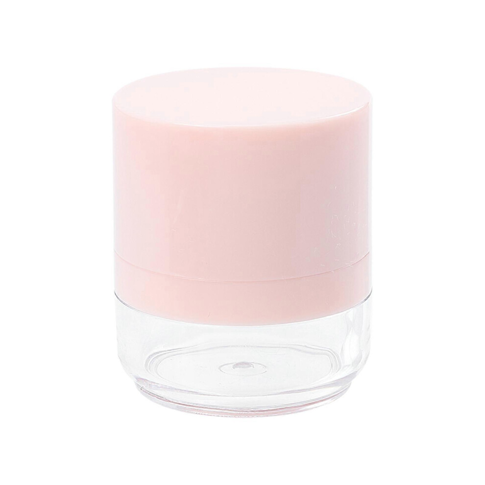 (As show, One size) Loose Powder Box Portable Powder Puff Loose Powder Case Makeup Powder Container