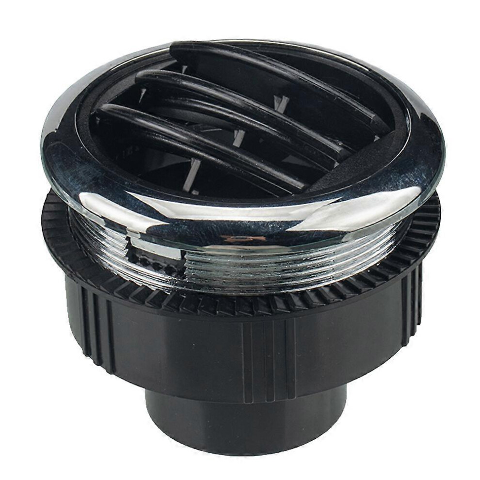 (As Show, One Size) A/C Round Air Conditioning Vent Outlet Electroplate For Rv Bus Electric Car Caravan Diamter 87Mm/75Mm Tube Size 46Mm 4069016294458