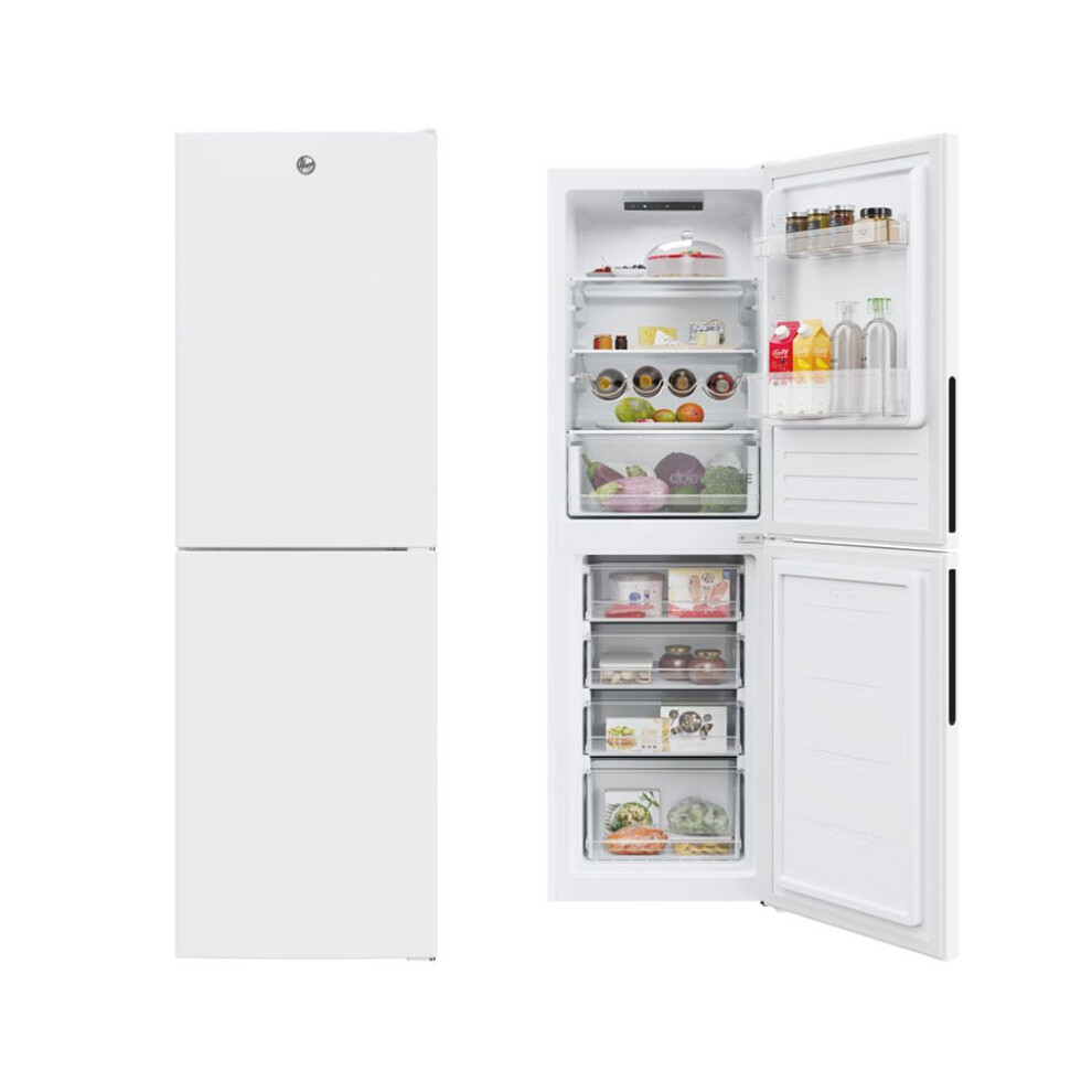 Hoover H-Fridge 300 HVCT3L517EWKR 176x55cm 50/50 Low Frost White Fridge Freezer