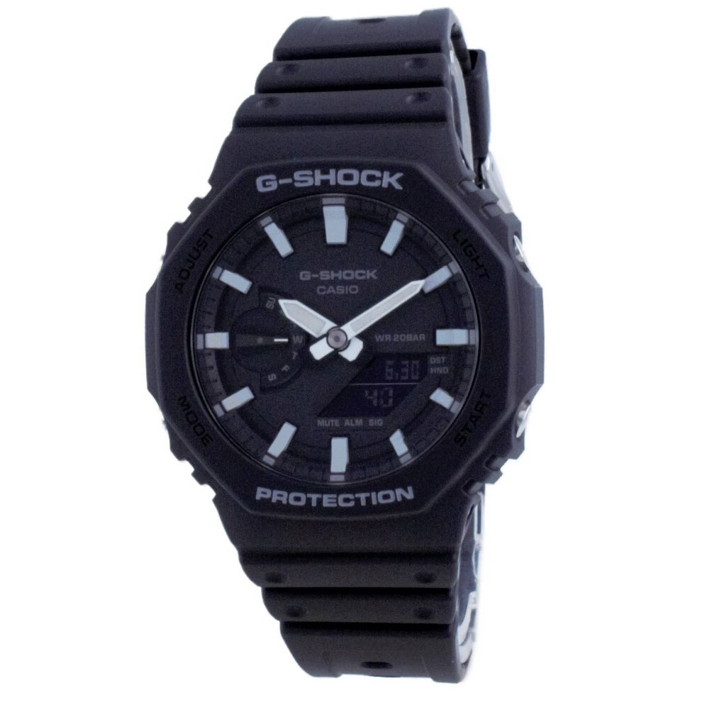 Casio G-Shock Carbon Core Guard Analog Digital Quartz Diver's GA-2100-1A GA2100-1 200M Men's Watch