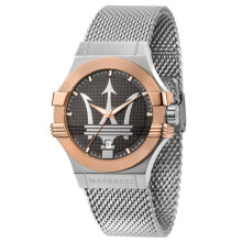 Maserati Potenza Grey Dial Stainless Steel Quartz R8853108007 100M Men's Watch