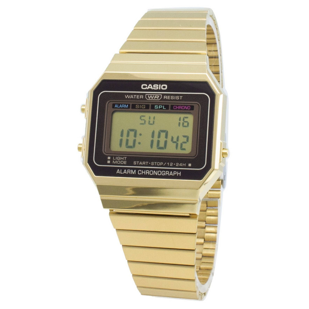 Casio Youth Vintage A700WG-9A Alarm Chronograph Quartz Men's Watch