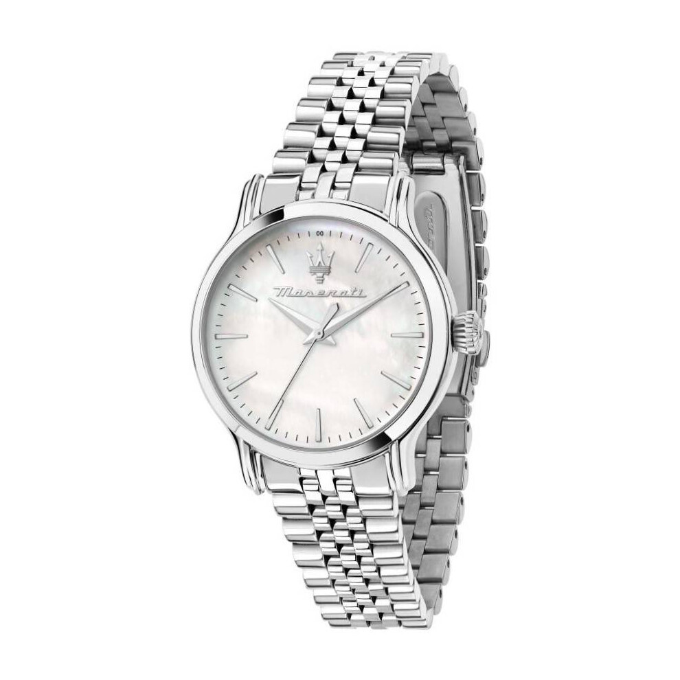 Maserati Epoca Stainless Steel Mother Of Pearl Dial Quartz R8853118521 100M Women's Watch